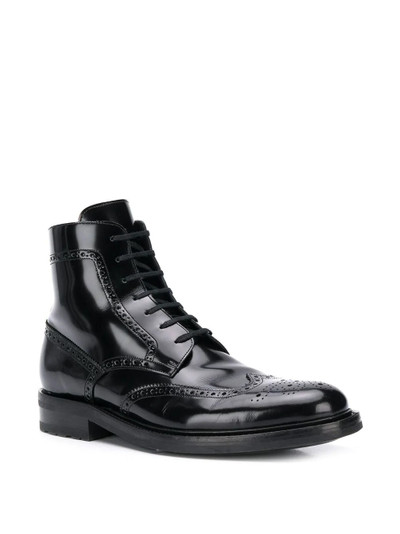 SAINT LAURENT Army lace-up boots outlook