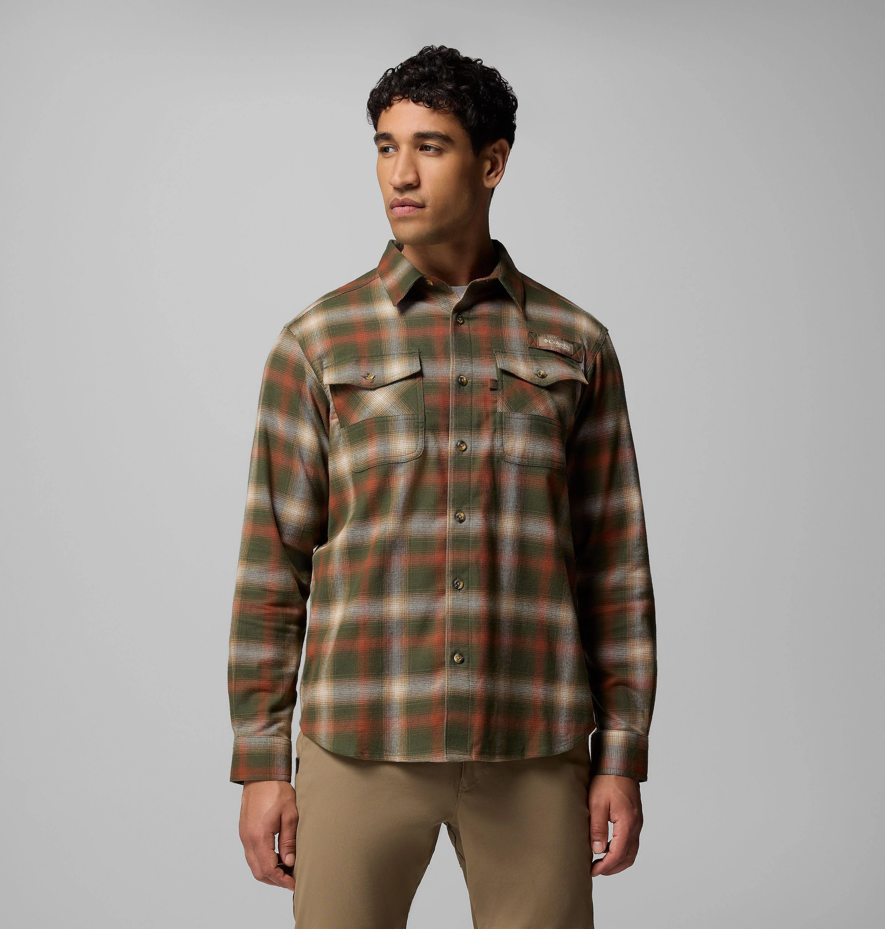 Men's PHG Roughtail Stretch Flannel Long Sleeve Shirt - 1