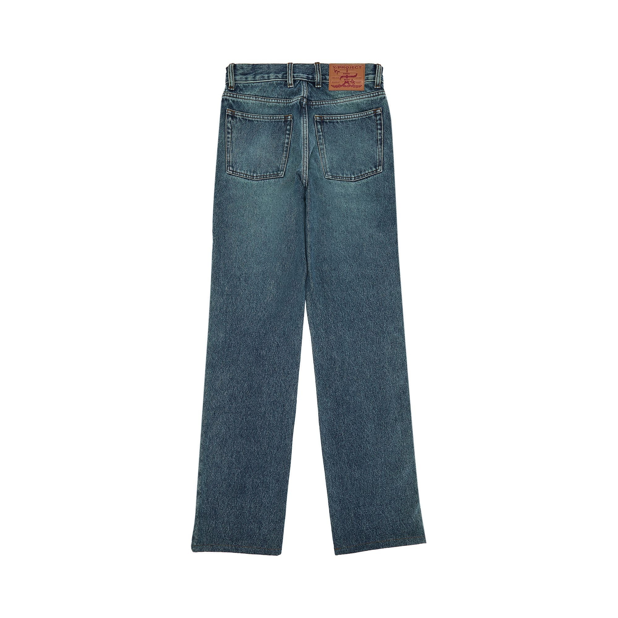 Y/Project Evergreen Snap Off Jeans 'Vintage Blue' - 2