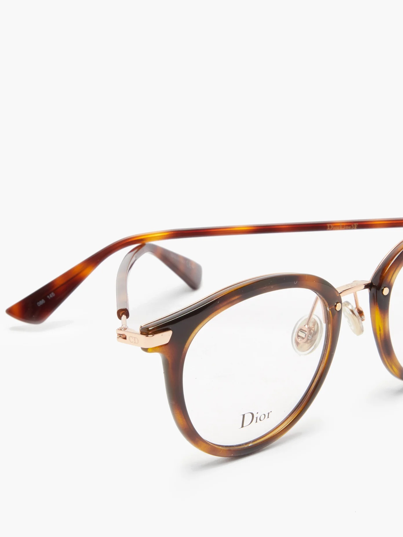 Diorline3F round tortoiseshell-acetate glasses - 2