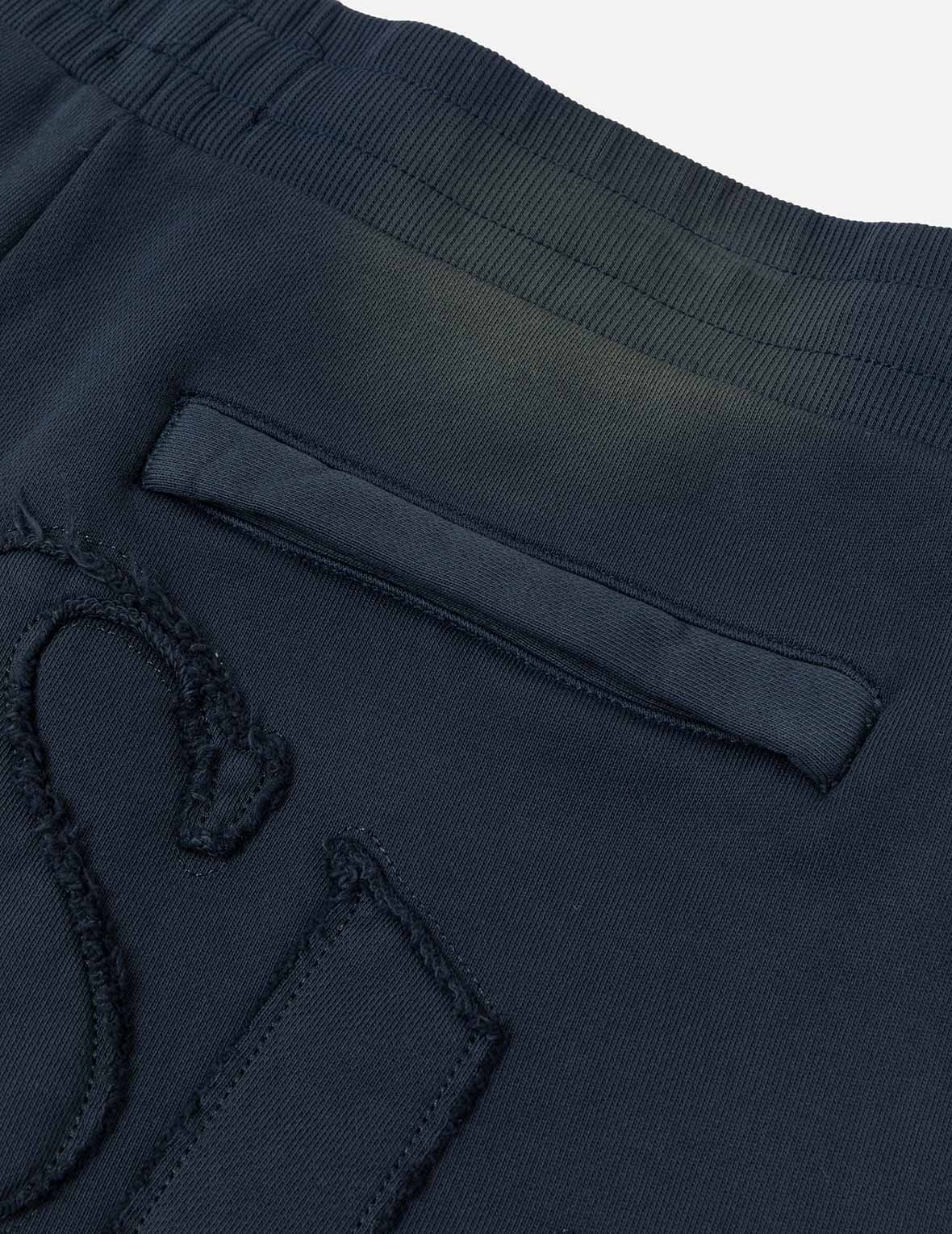 Logo Appliqué Embroidery Heavy Washed Fashion Fit Sweatshorts - 7