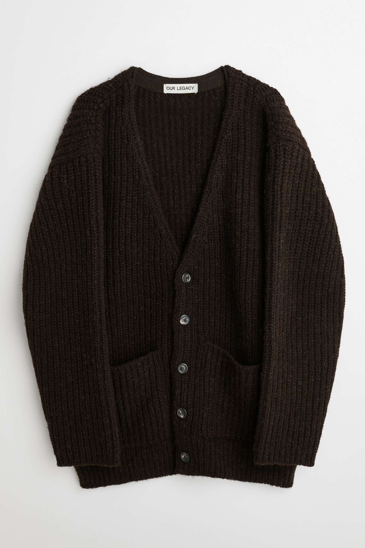 Colossal Cardigan Welsh Black Albion Wool - 1