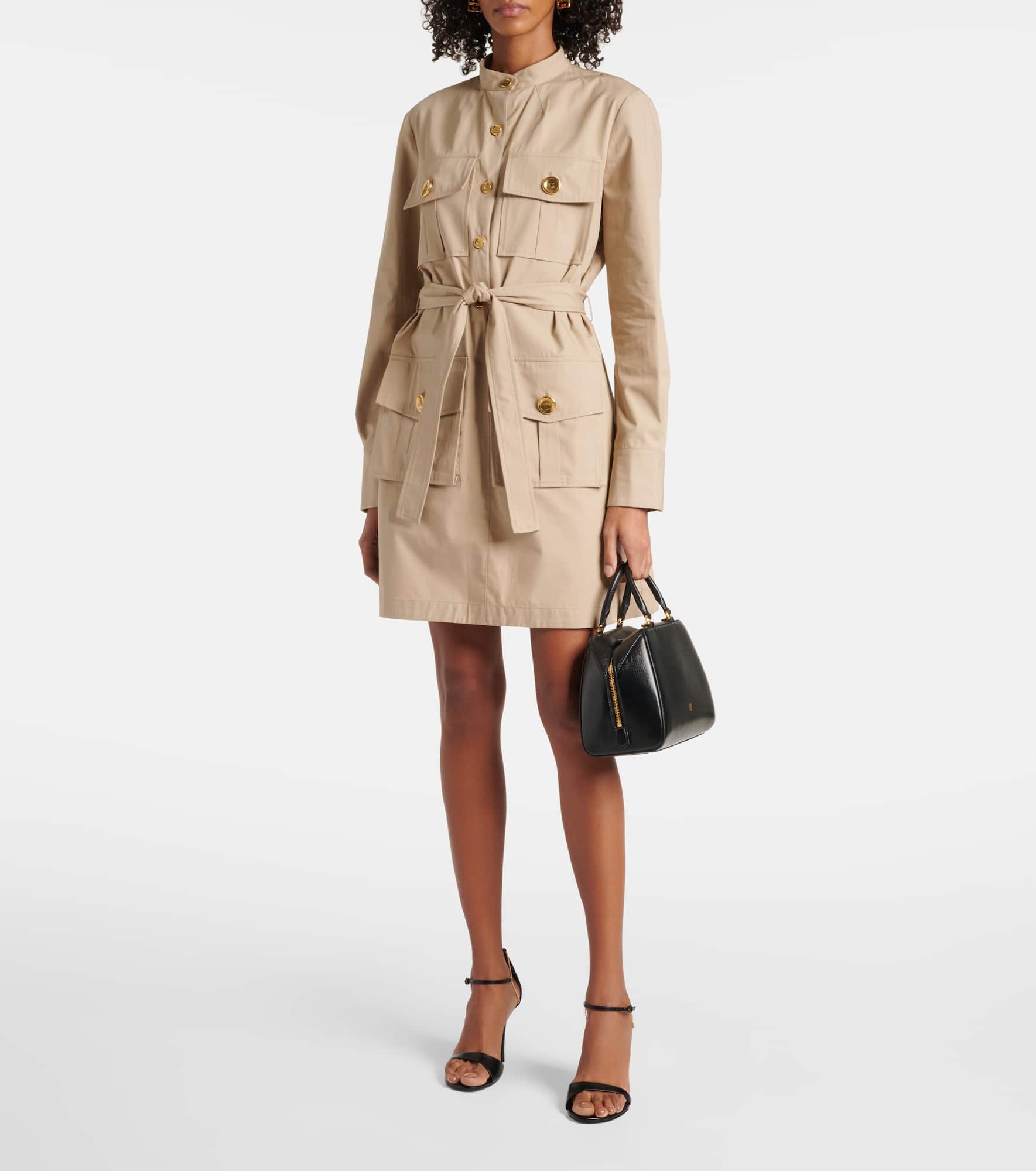 ワンピース Givenchy SAFARI POPELINE DRESS Givenchy SAFARI DRESS IN POPLIN | REVERSIBLE
