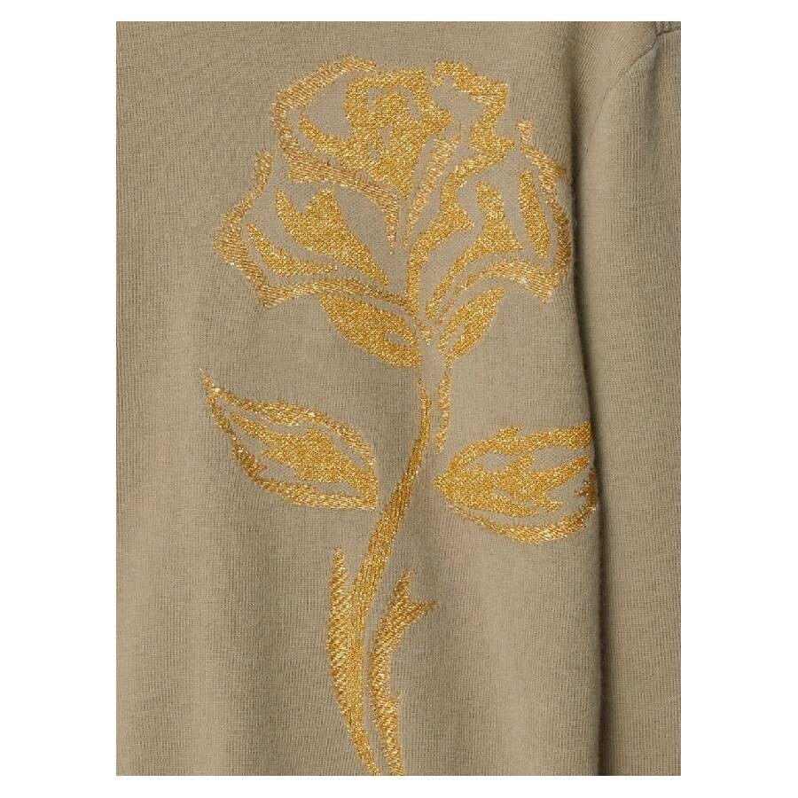 Burberry Rose Embellished Wool-Blend Sweater - 5