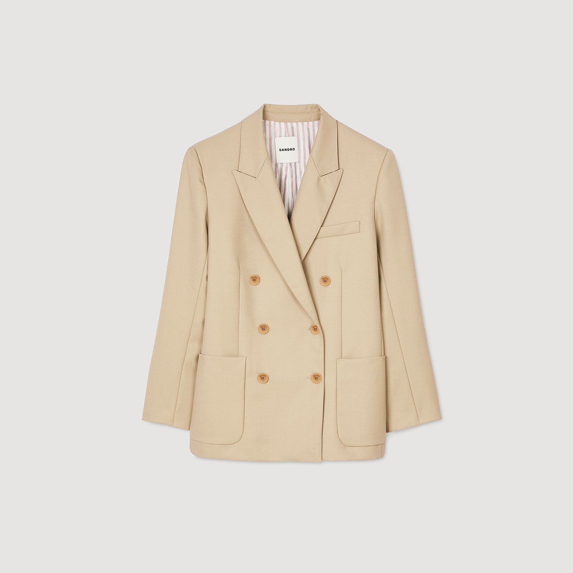 DOUBLE-BREASTED SUIT JACKET - 6