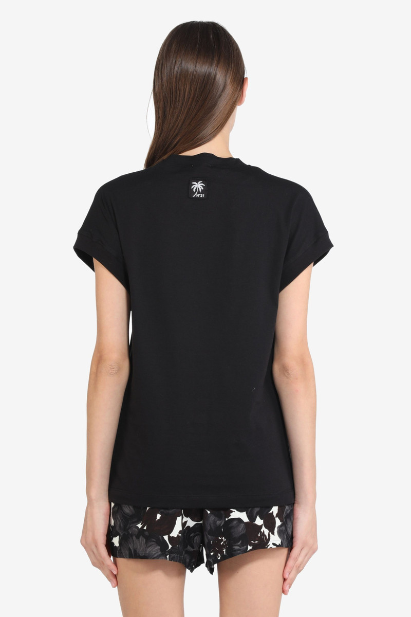 N°21 KNOTTED COTTON T-SHIRT outlook