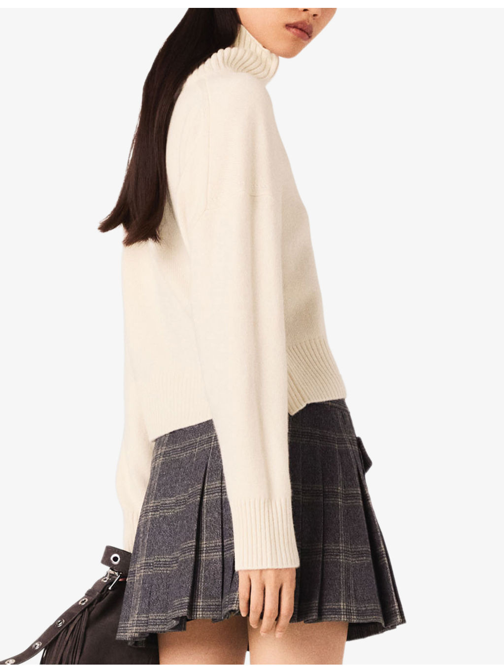 High-Neck Relaxed-Fit Stretch-Cashmere Jumper - 3