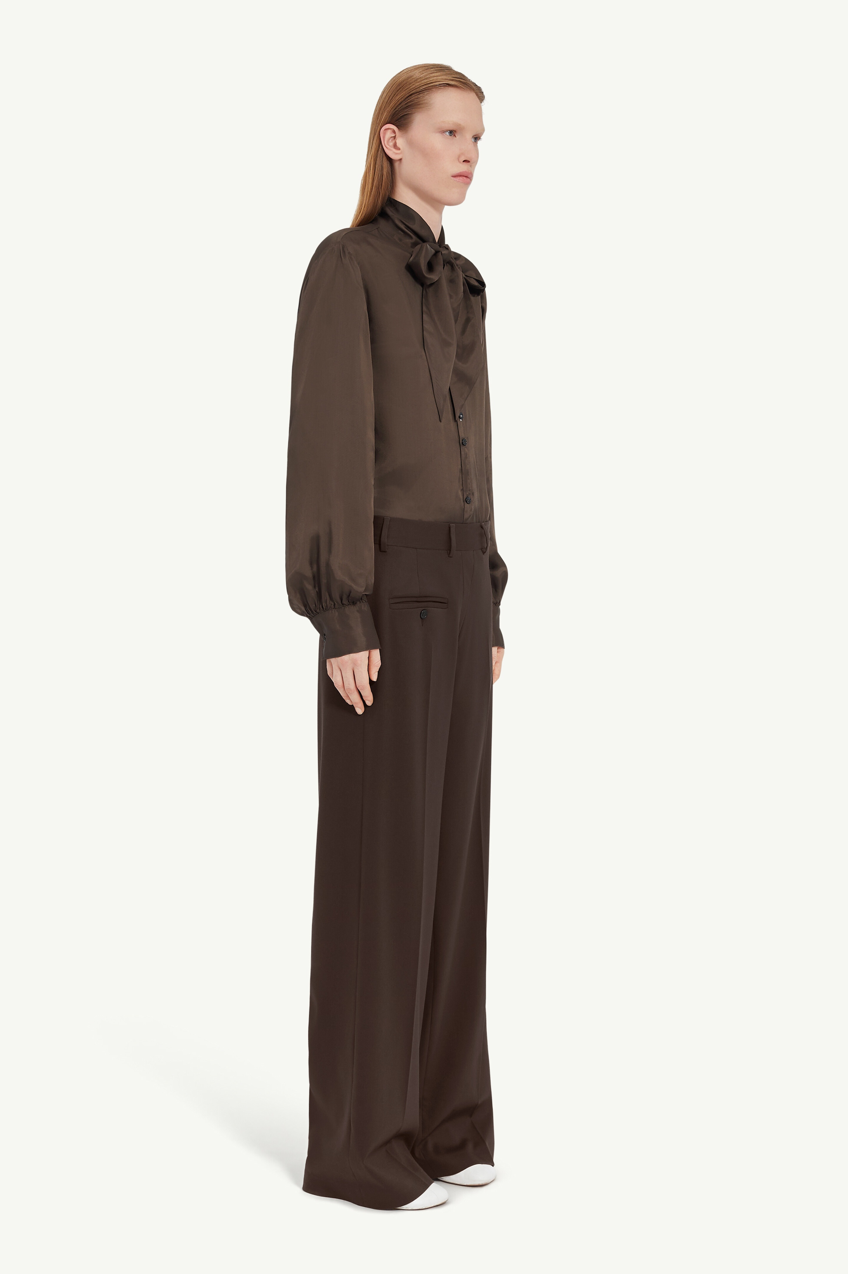 Twist wool blend trousers - 3
