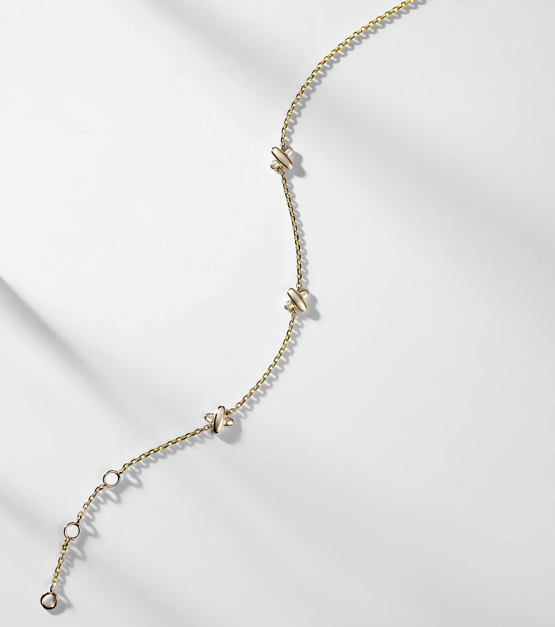 Golden Kisses 14kt gold chain bracelet - 4