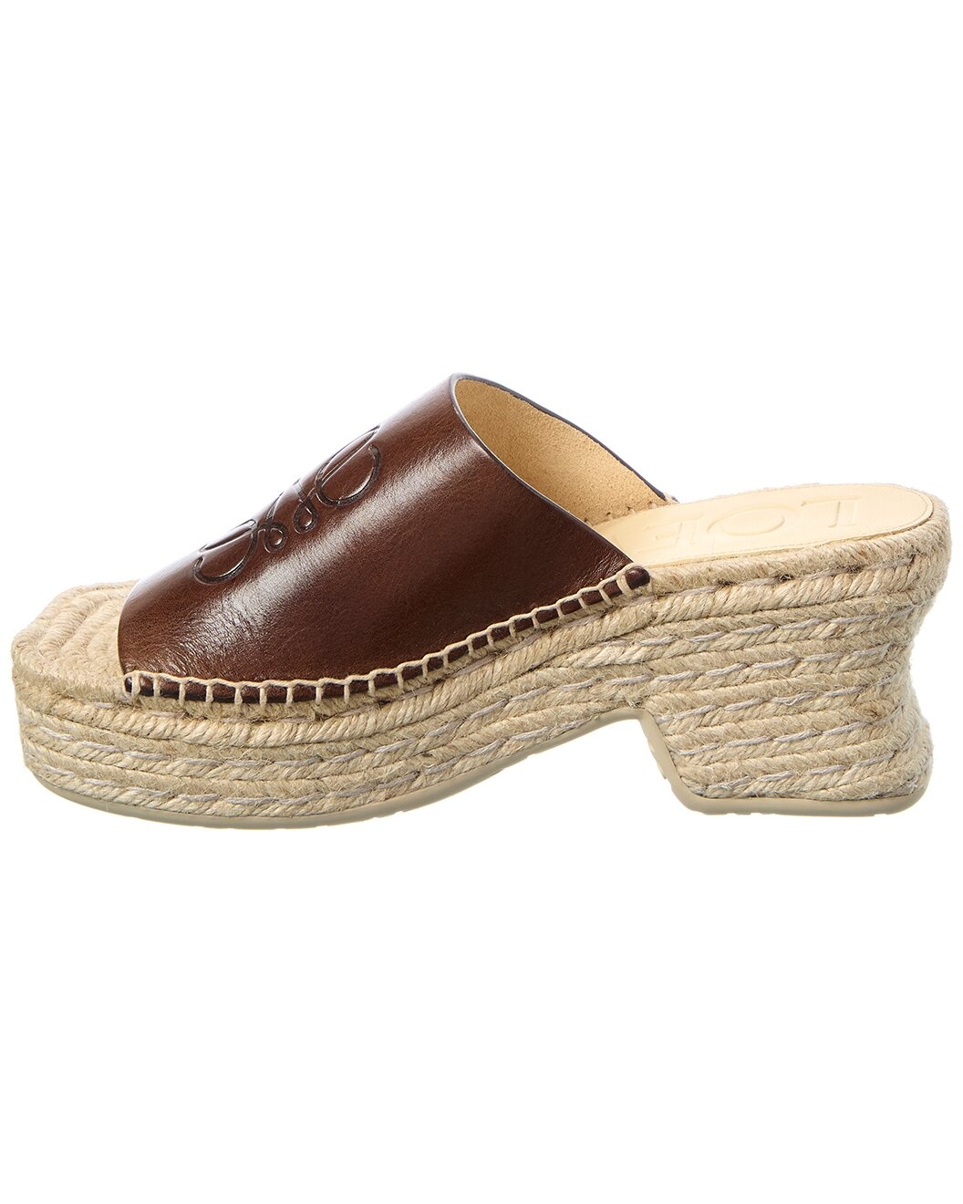 Loewe Petal Leather Espadrille Platform Sandal - 2