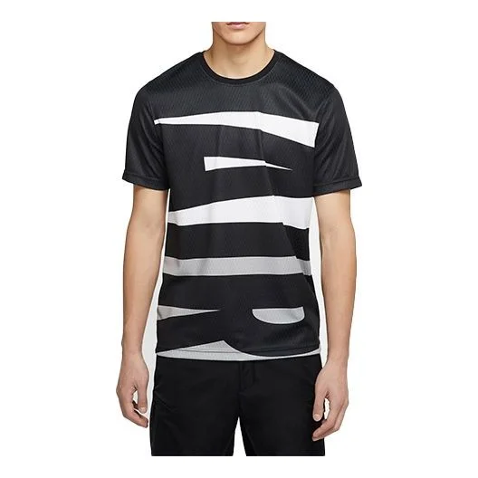 Men's Air Jordan WINGS Sports Tops T-Shirt Black CK5633-010 - 1