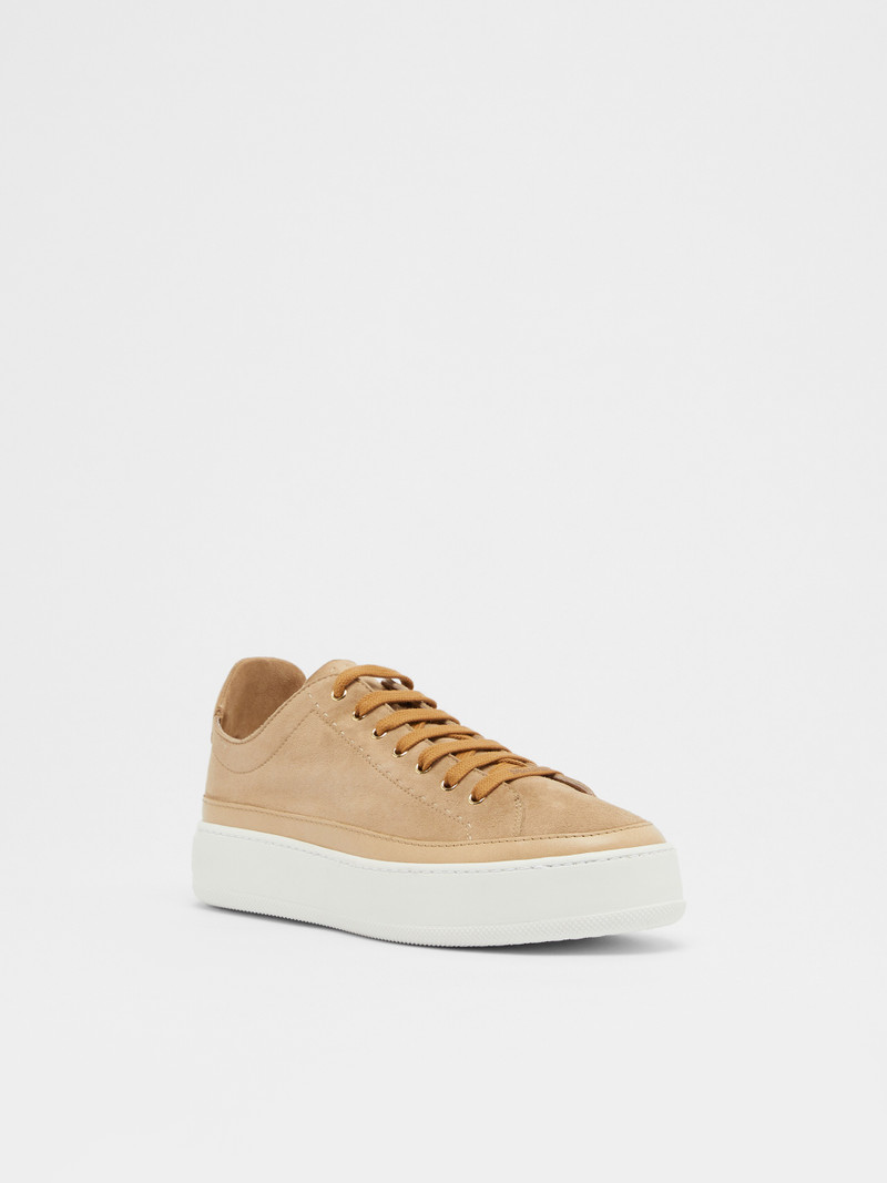 Max Mara TAMILA Suede sneakers outlook