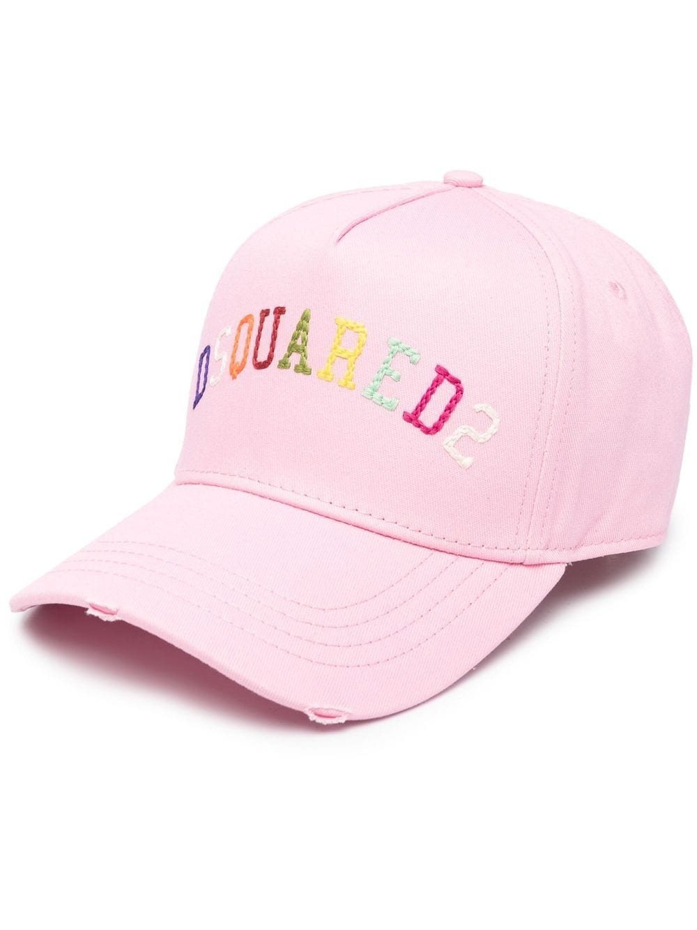 embroidered-logo baseball cap - 1