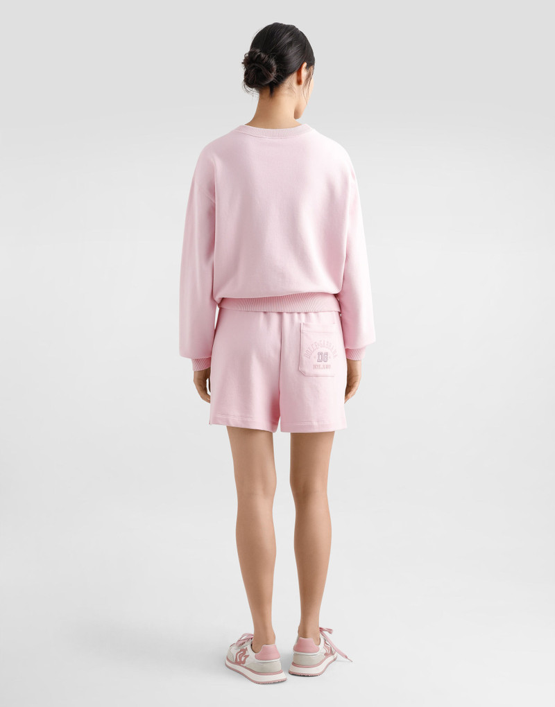 Jersey sweatshirt with raised DG embroidery 3