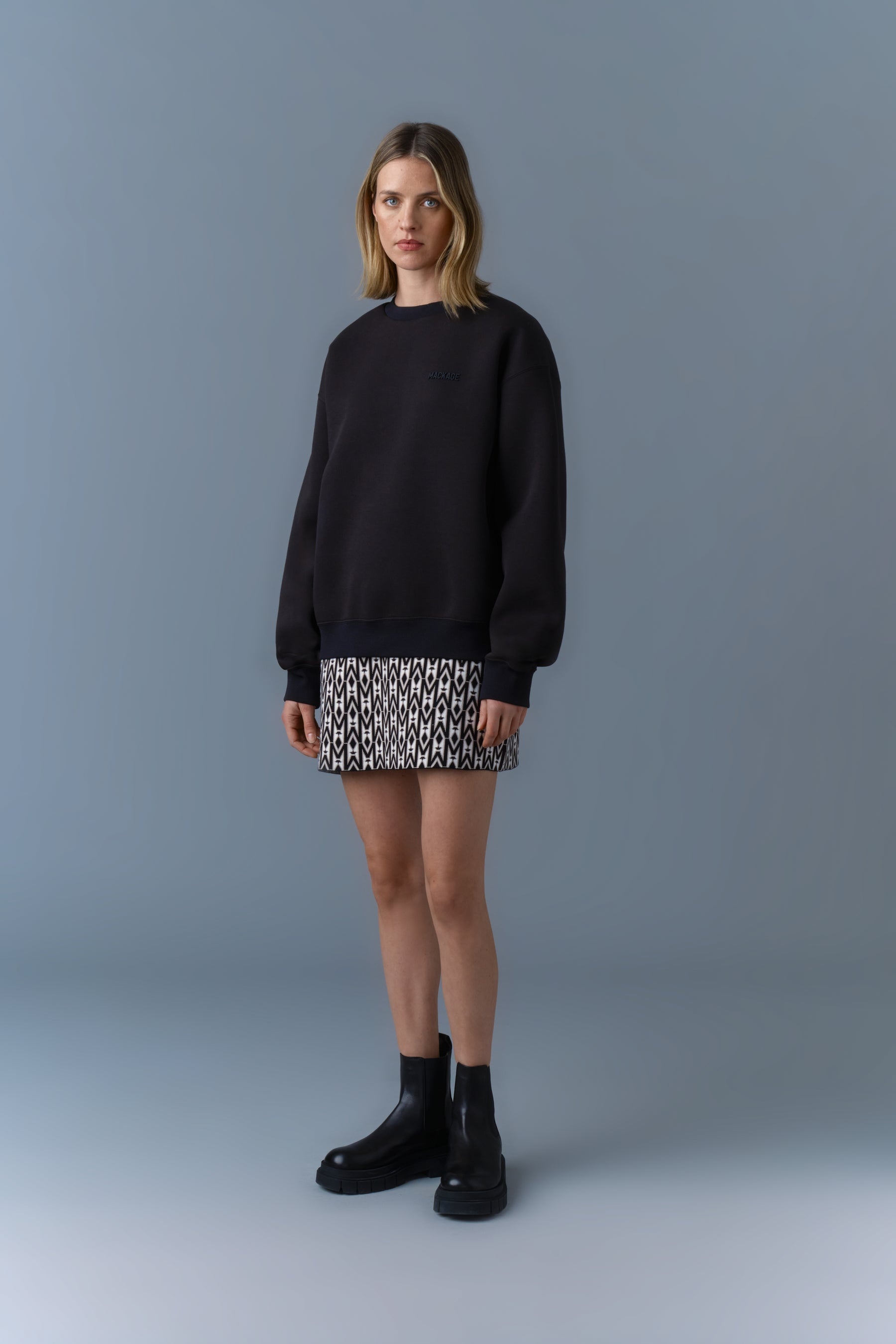 JULIAN Double-Face Jersey Sweatshirt - 2
