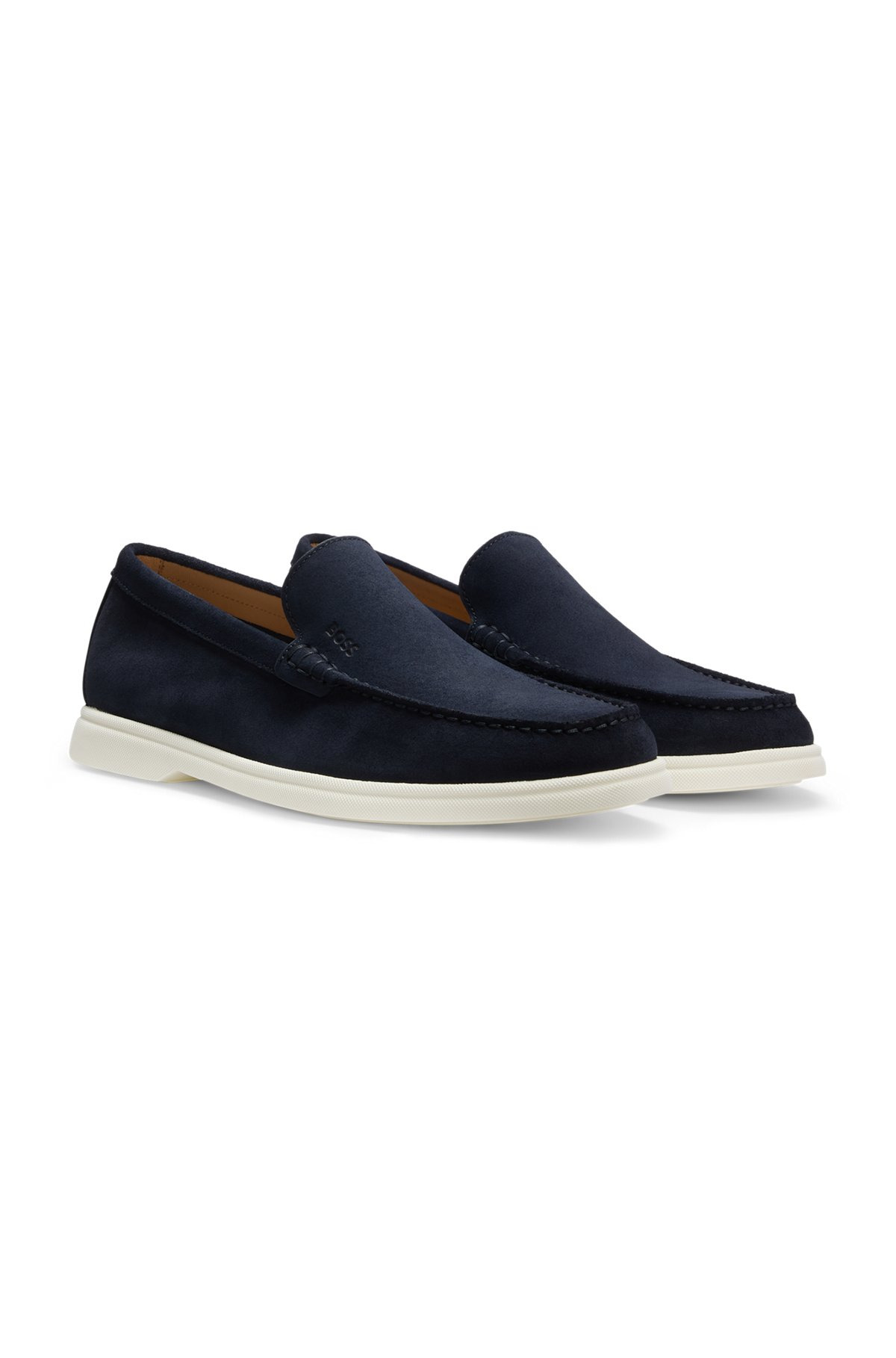 SUEDE LOAFERS WITH CONTRAST OUTSOLE - 2