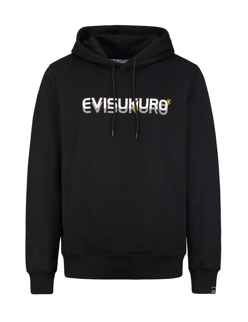 Leather Patch Hoodie 1