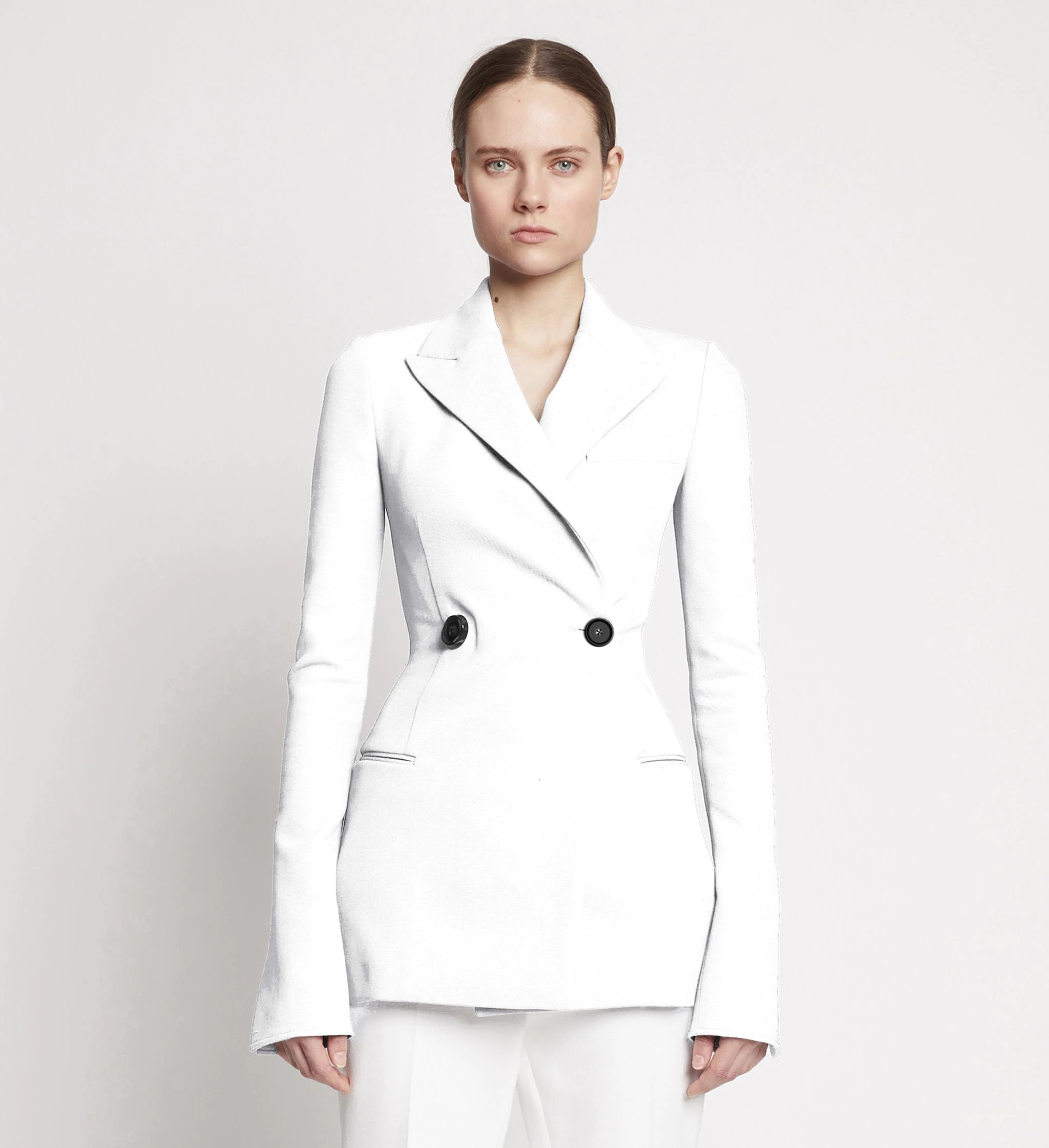 Bi-Stretch Crepe Cinched Jacket - 2