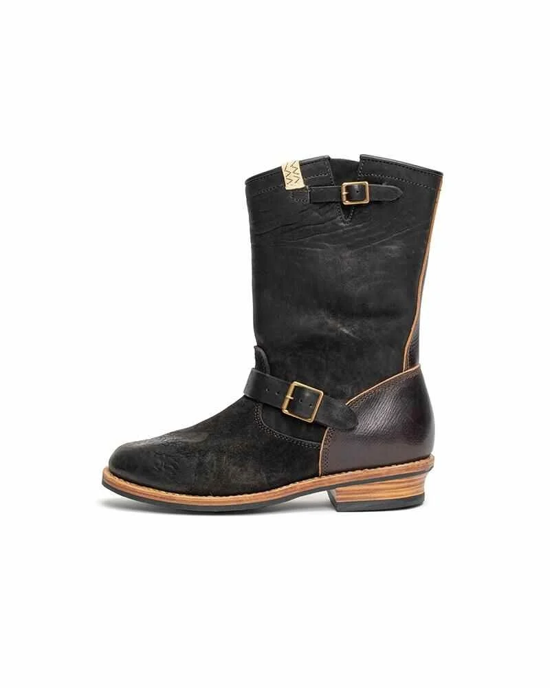 T.W.O. BOOTS-FOLK BLACK - 1