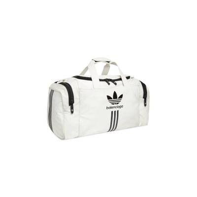 BALENCIAGA Men's Balenciaga / Adidas Gym Bag  in White outlook