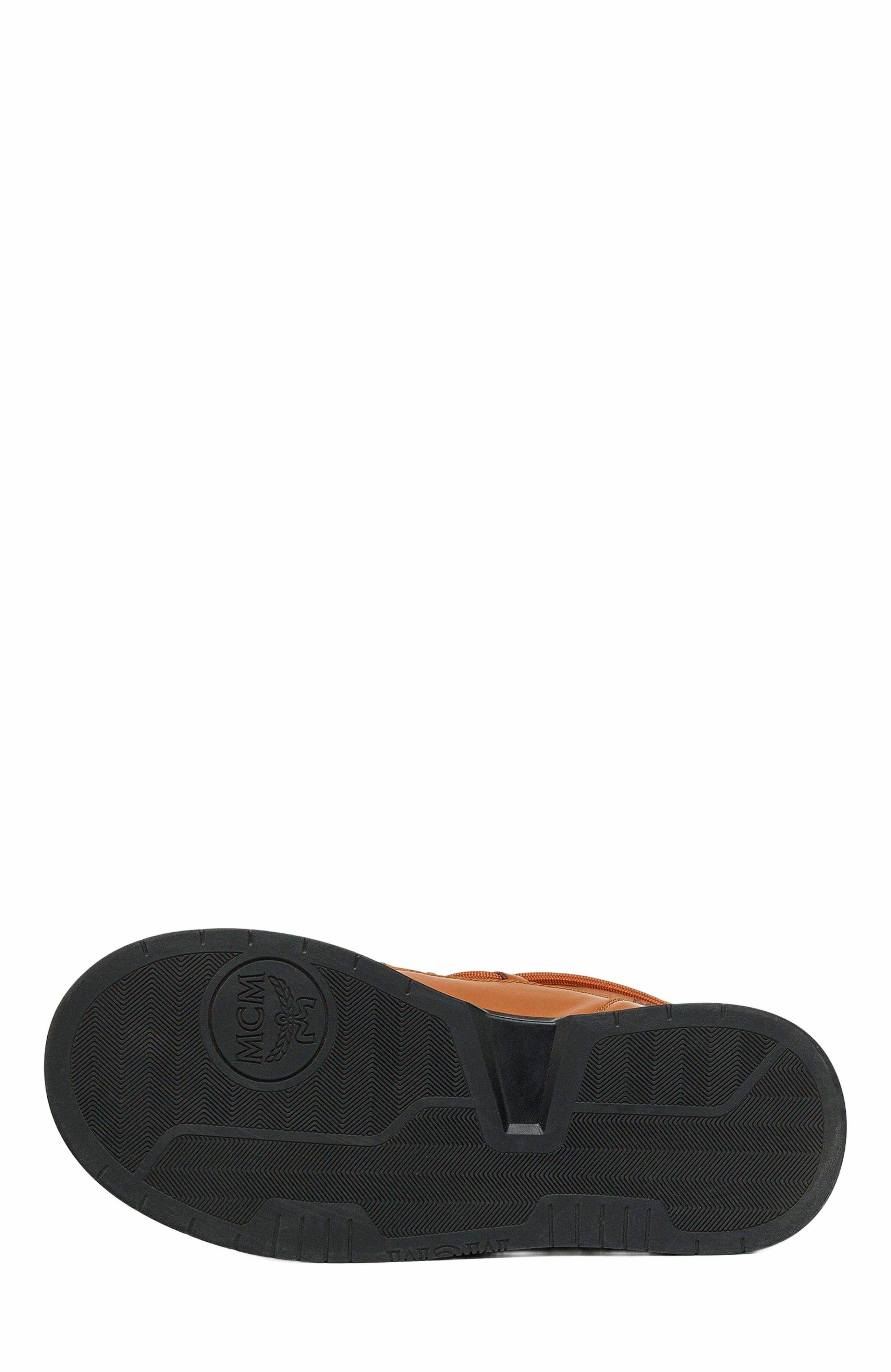 MCM Skyward Ankle Boots in Padded Monogram Nylon in Cognac at Nordstrom - 5