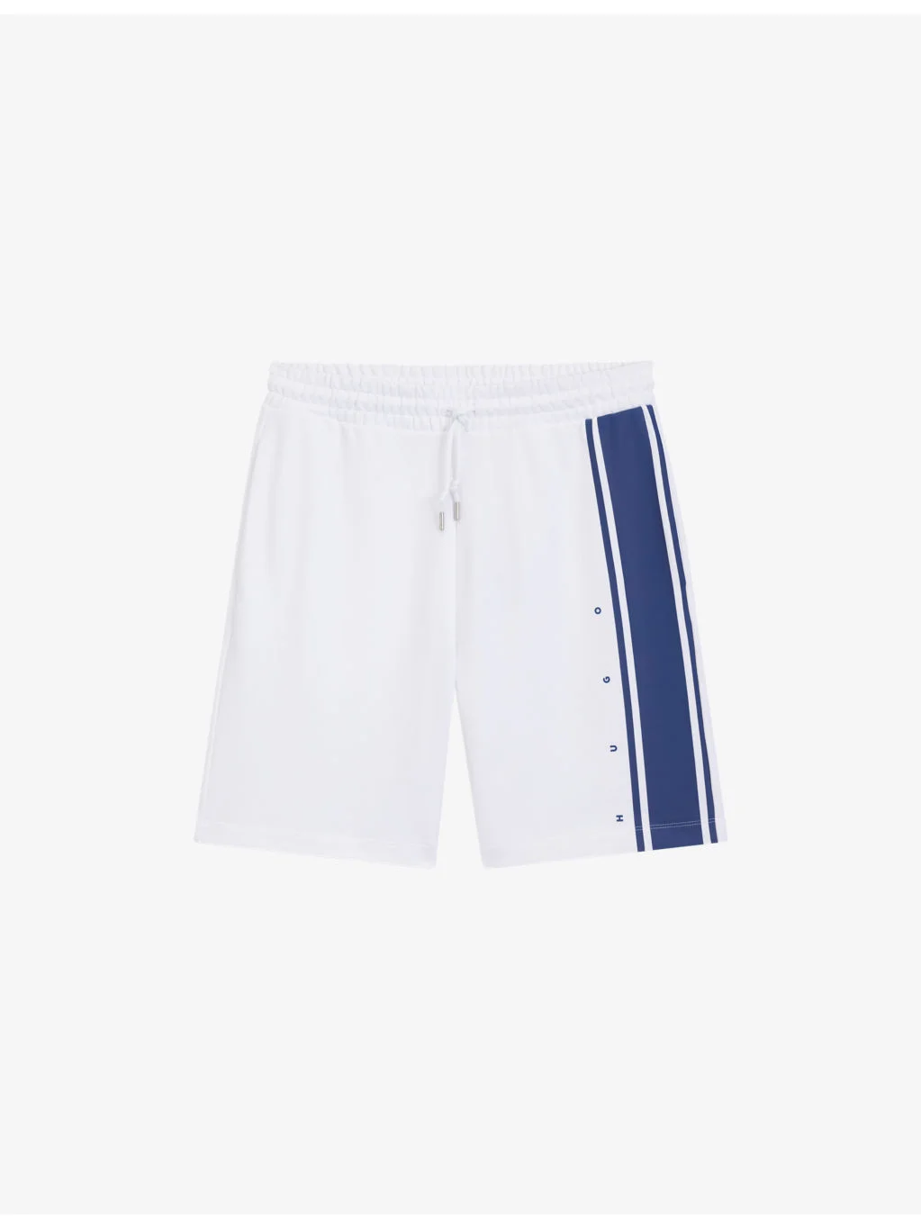 Side-Stripe Relaxed-Fit Cotton Shorts - 1