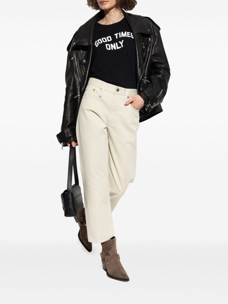 R13 embroidered-pocket jeans outlook