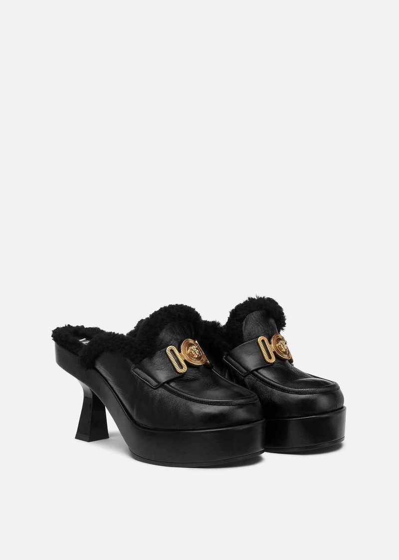VERSACE Medusa Biggie Platform Mules outlook