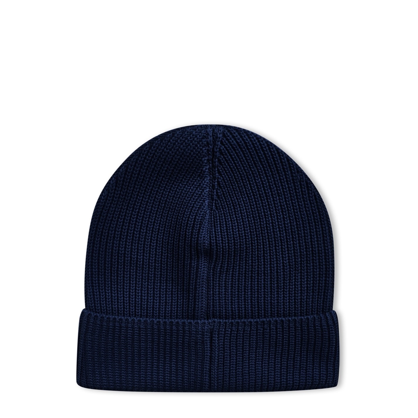 BRAND PATCH RIBBED KNIT BEANIE - 2