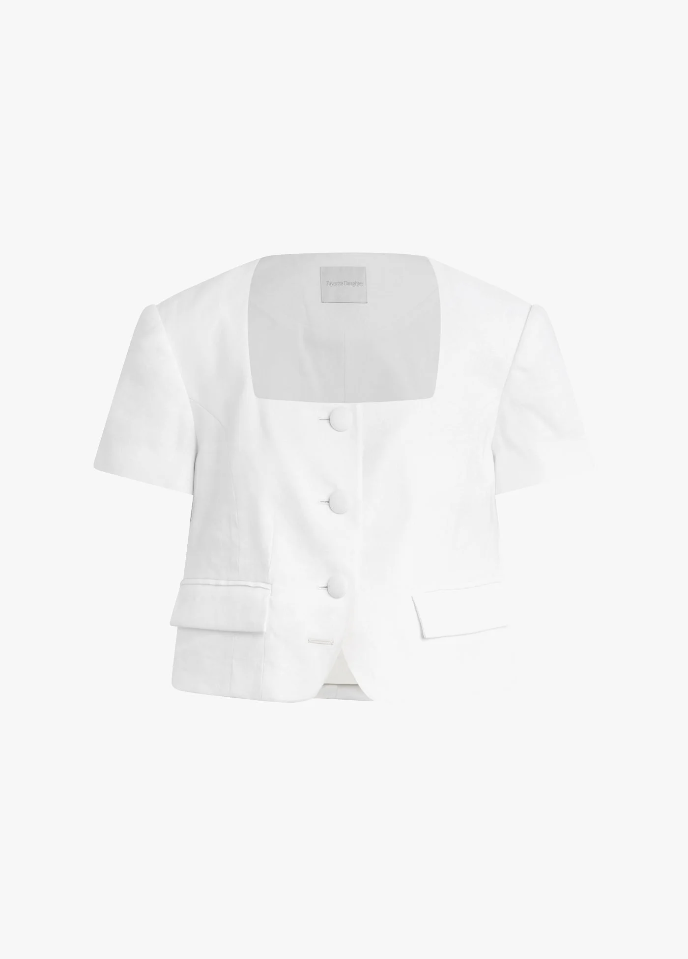 THE MAYFAIR LINEN TOP - 1