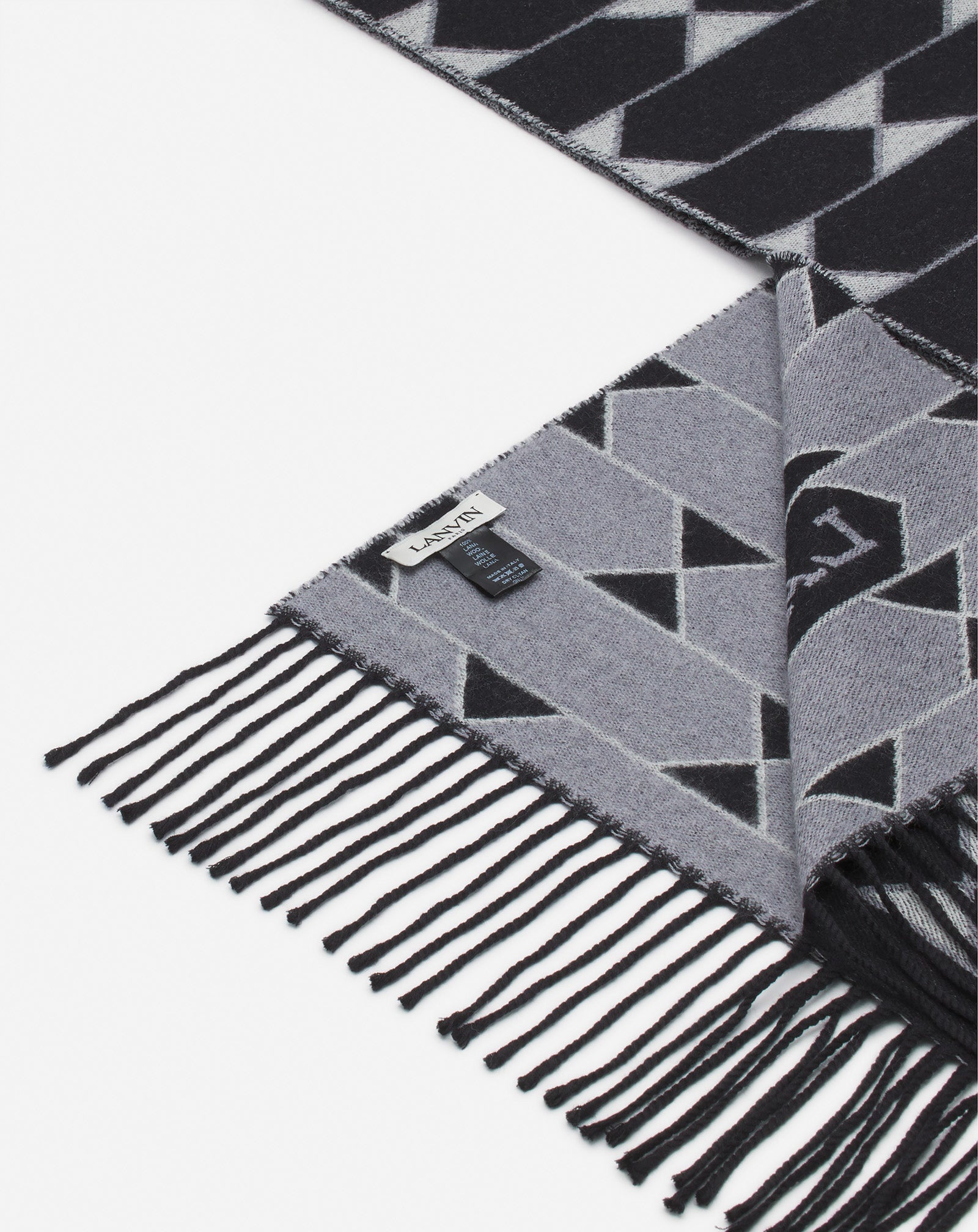 TWO-TONE WOOL SCARF - 5