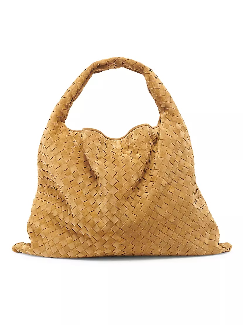 ショルダーバッグ・ポシェット BOTTEGA VENETA LARGE HOP HOBO BAG IN INTRECCIATO SUEDE Bottega Veneta Large Hop Intrecciato Suede Hobo Bag | Nordstrom