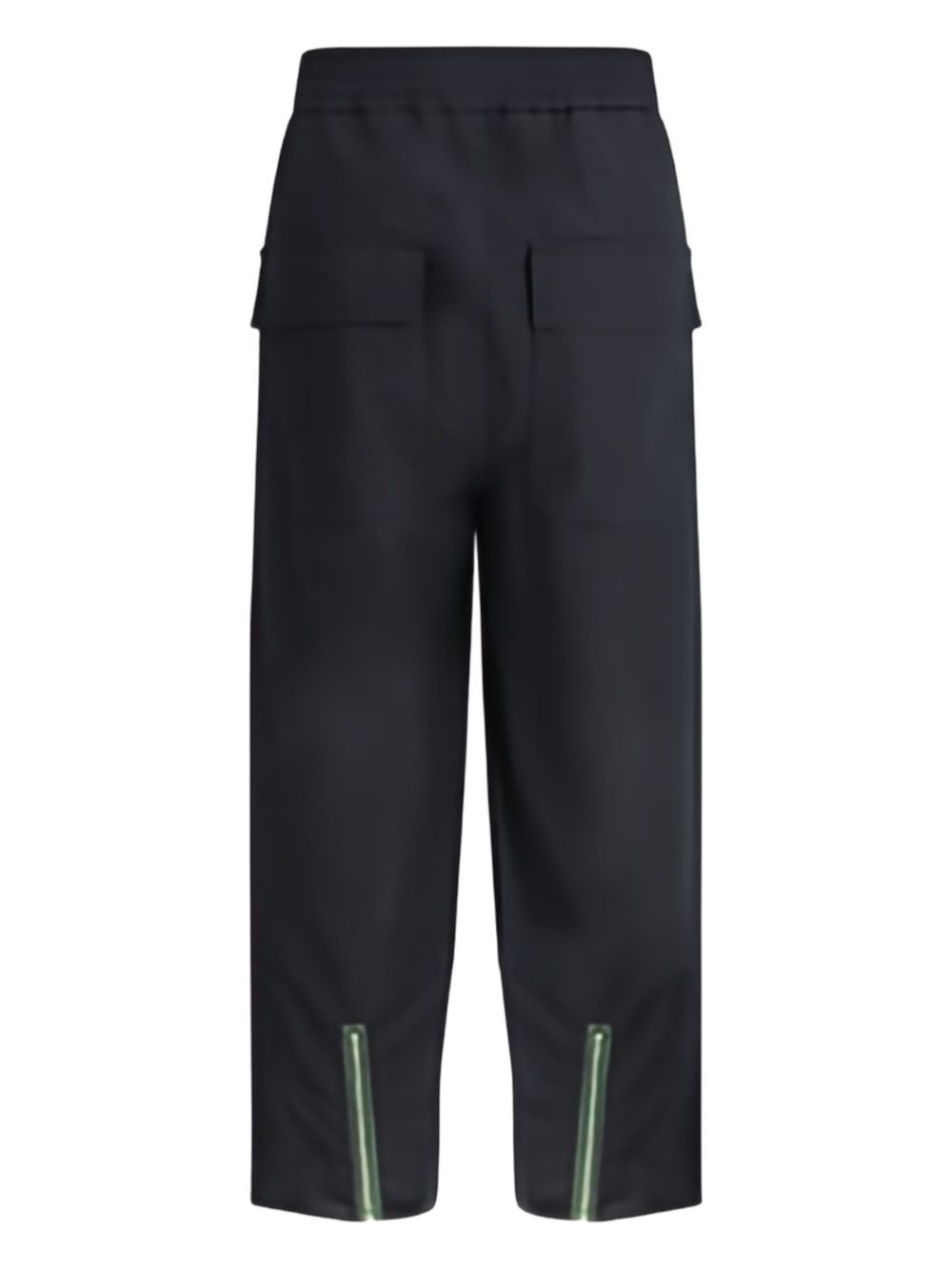 zip-detail parachute pants - 2