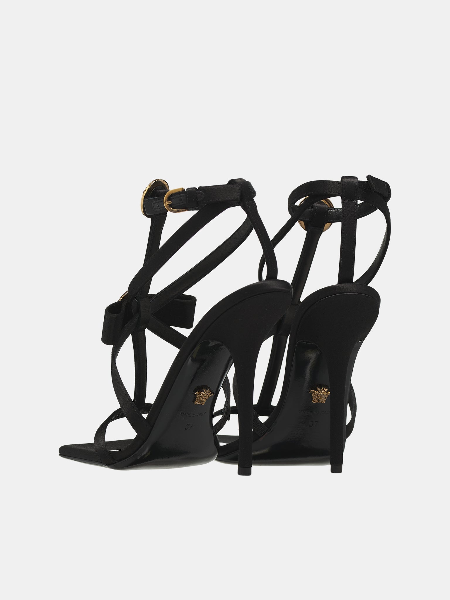 Gianni Ribbon Cage Sandals - 5