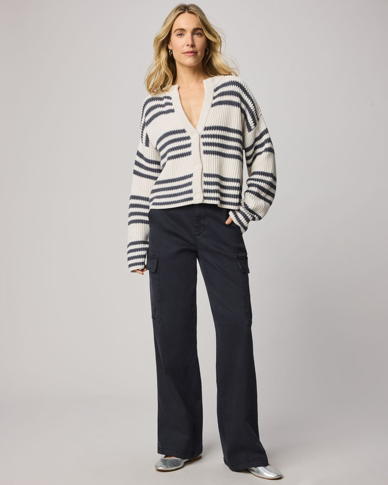 Splendid Alexandra Stripe Cardigan outlook