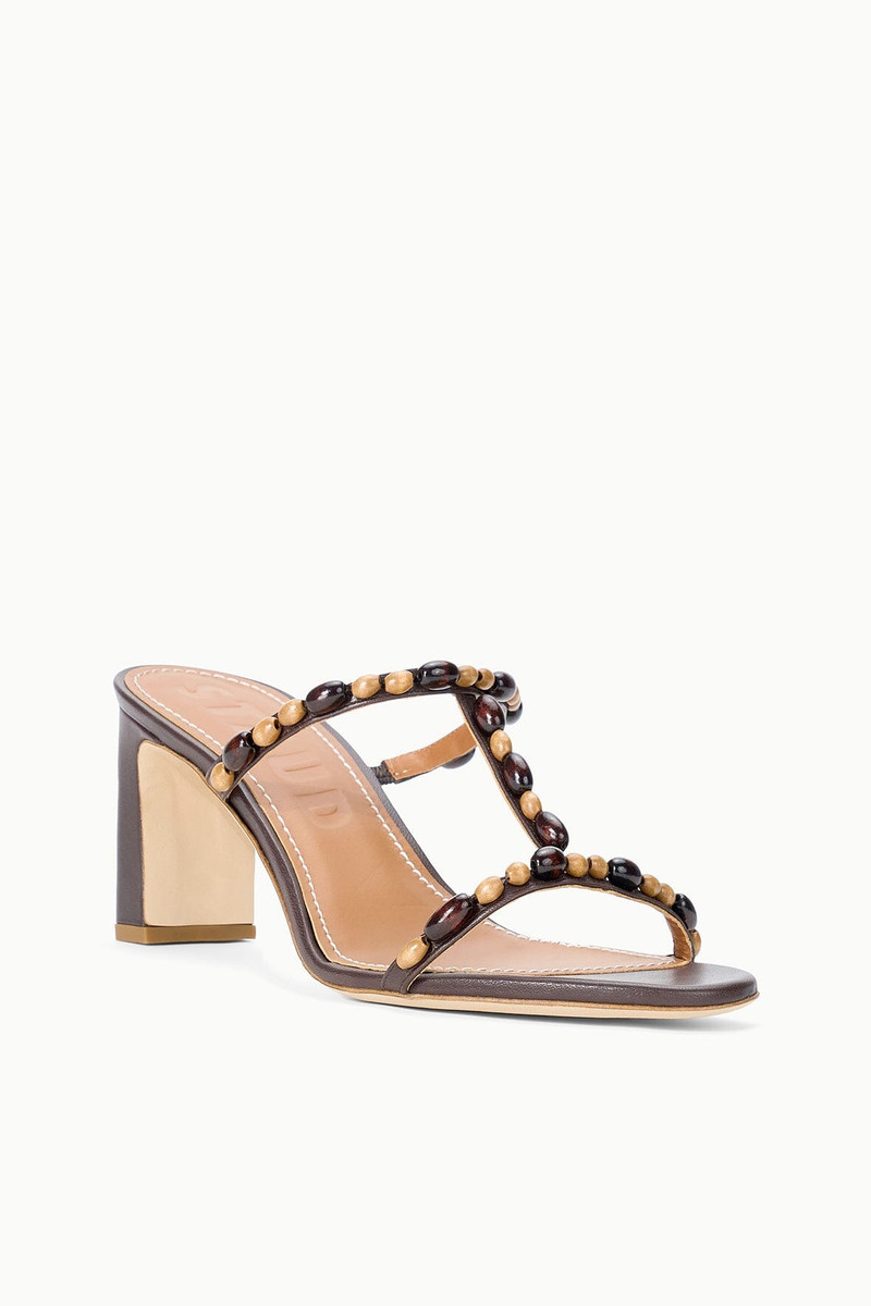 STAUD STAUD TALITA HEEL WOOD BEADS outlook
