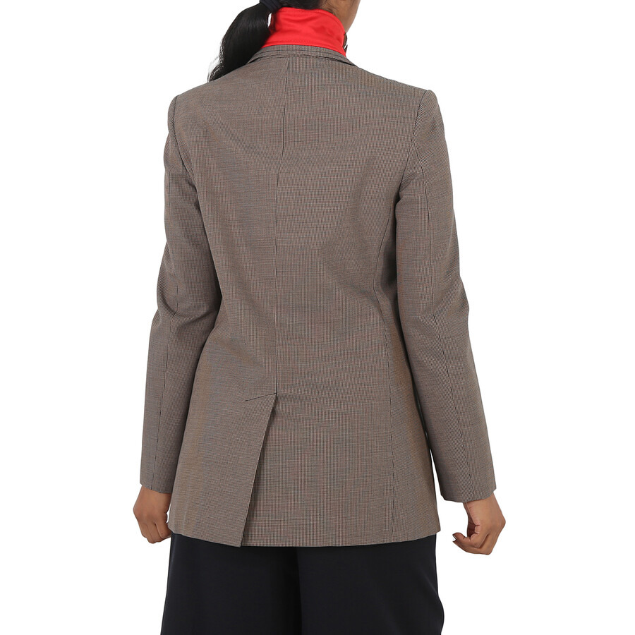 Burberry Wool Cotton Track Top Detail Tailored Jacket - 6