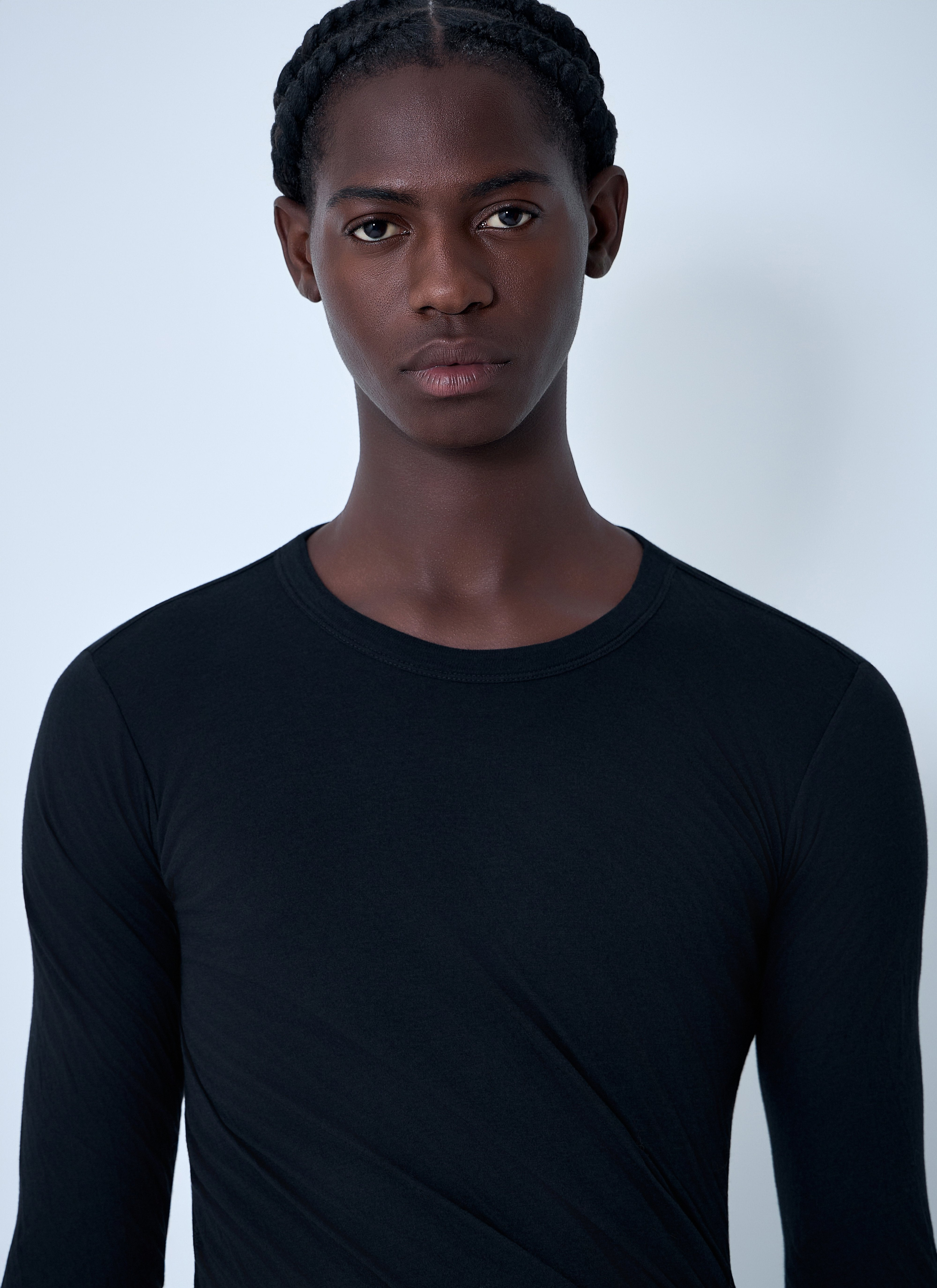 Rick Owens Men Cotton Long Sleeve T-Shirt - 5