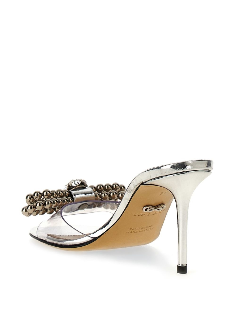 85mm Stud Bow sandals - 3