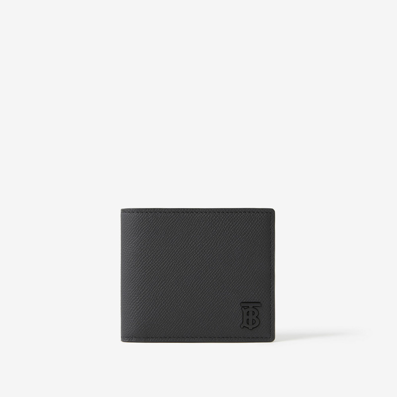 Grainy Leather TB Bifold Wallet 1