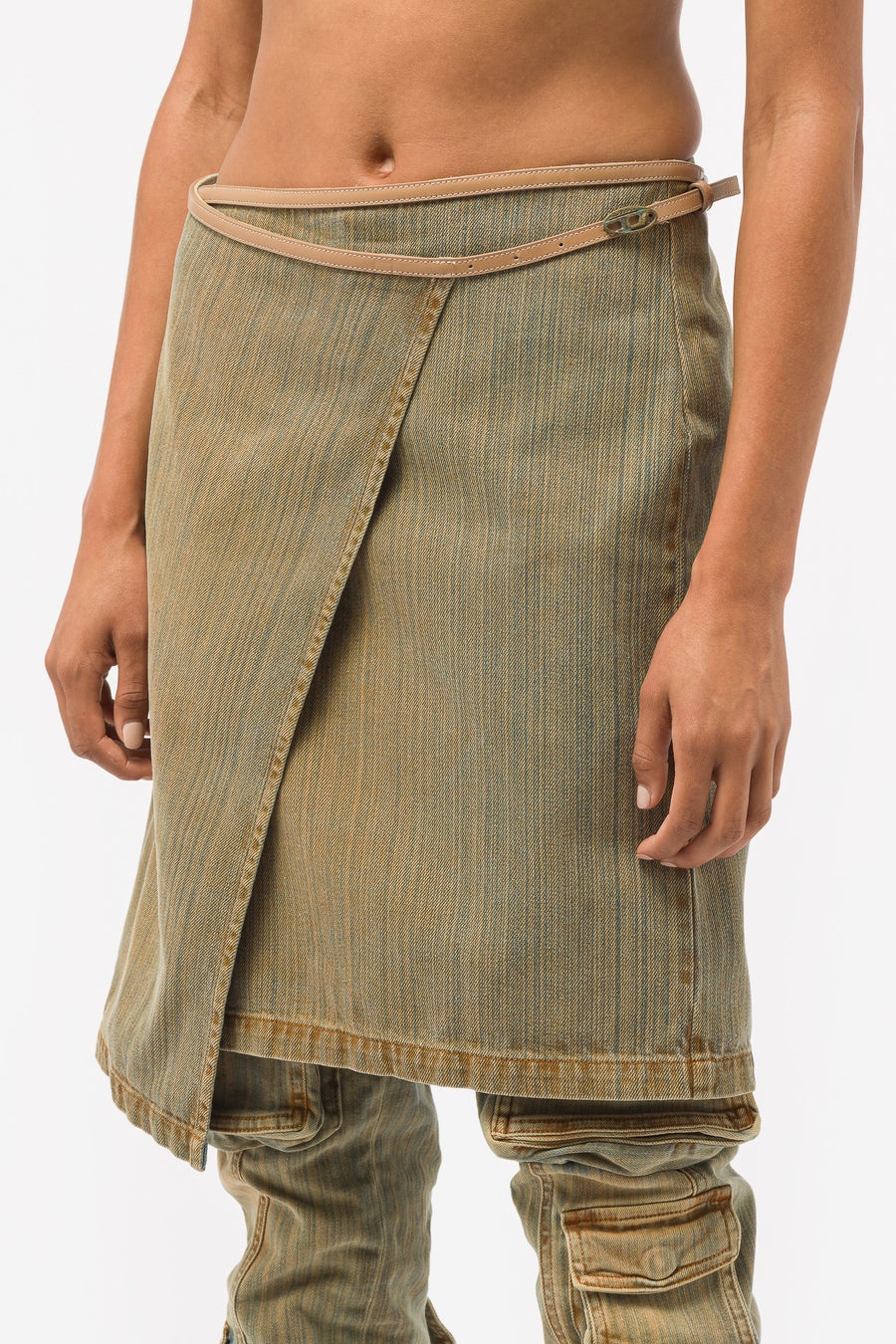 De-Lem-FSD Skirt in Green - 4