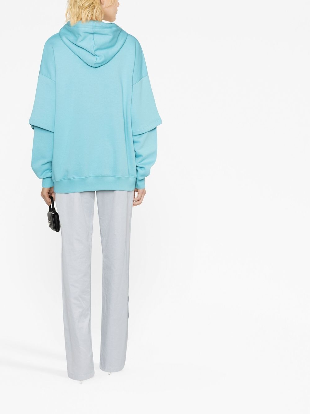 logo-print hoodie - 4