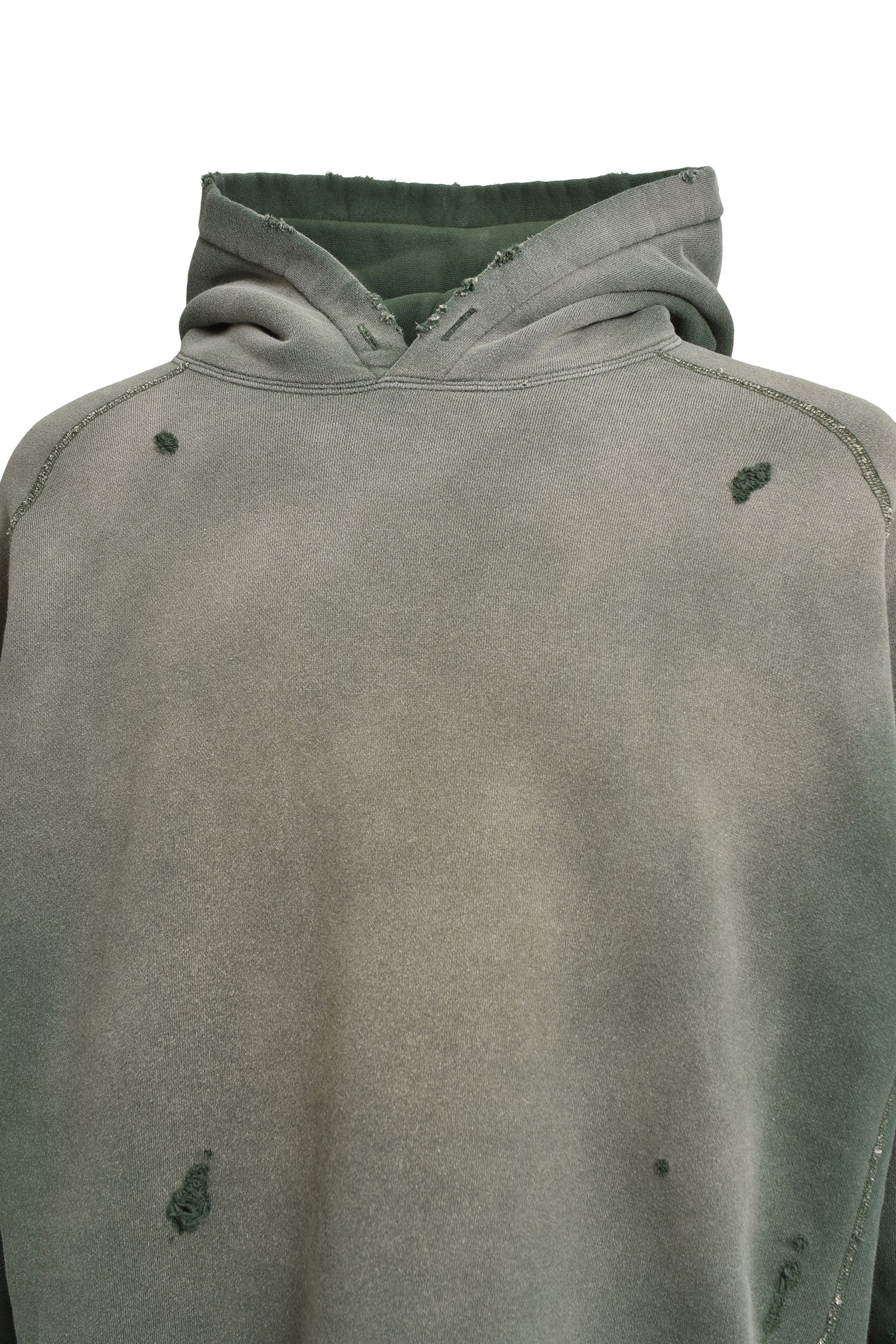 DARTS SWEAT HOODY - FRENCH TERRY / C-OLV - 4