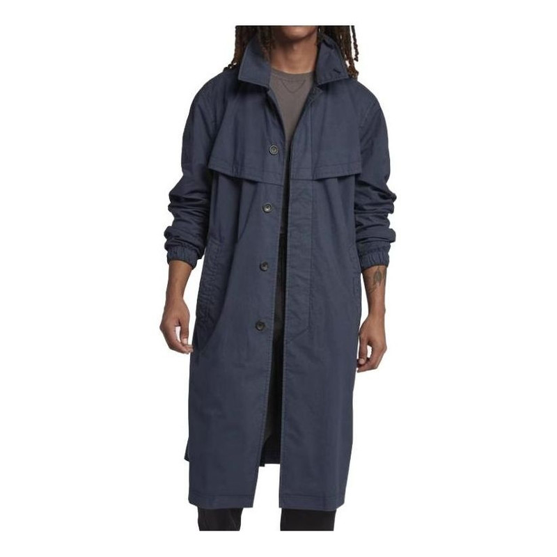 Nike Lab Made In Italy Long Jacket 'Thunder Blue Black' AO0854-471 - 1
