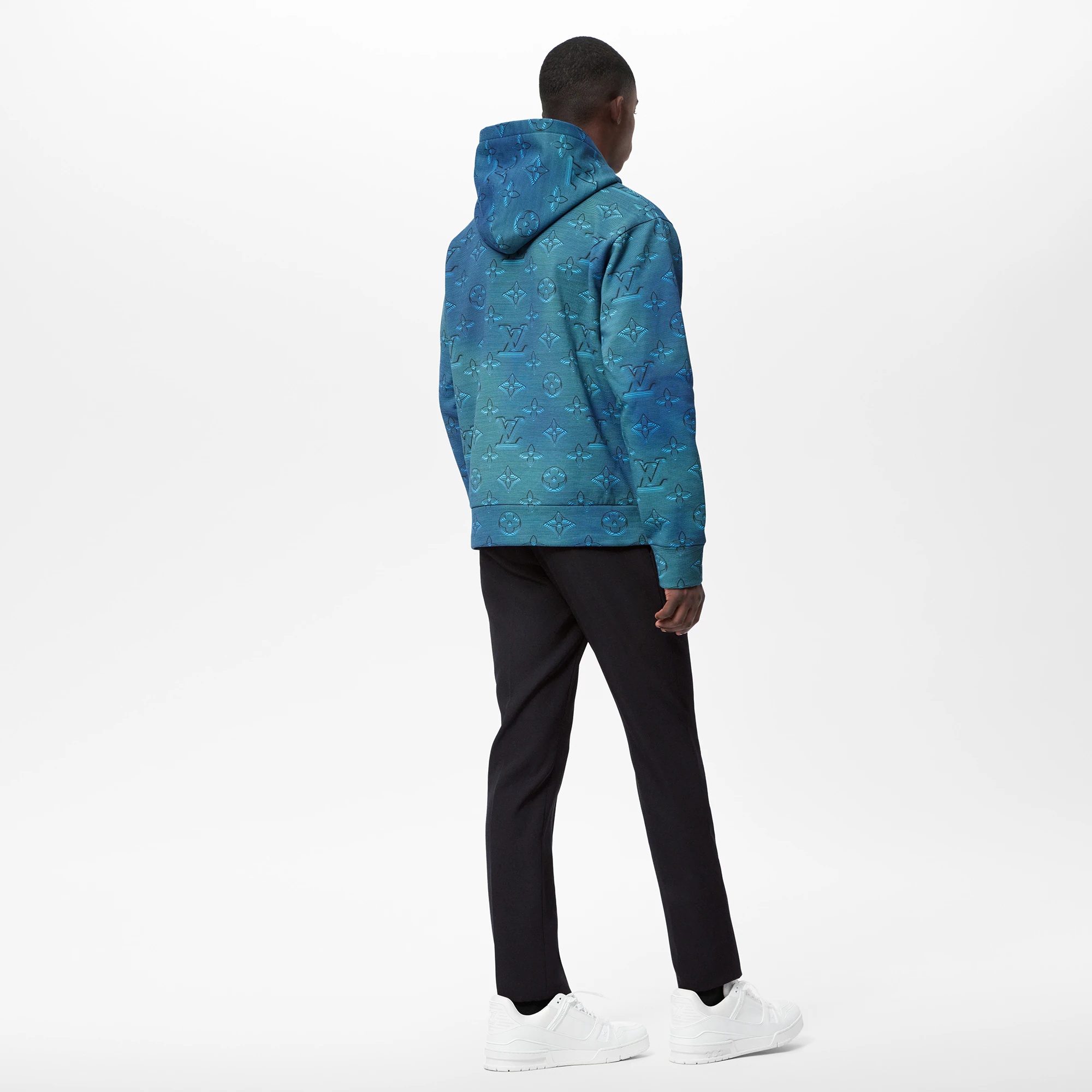Printed Allover Hoodie - 3