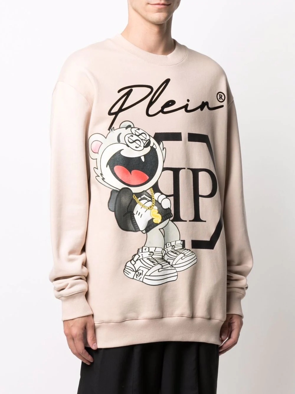 LS Money graphic-print sweatshirt - 3