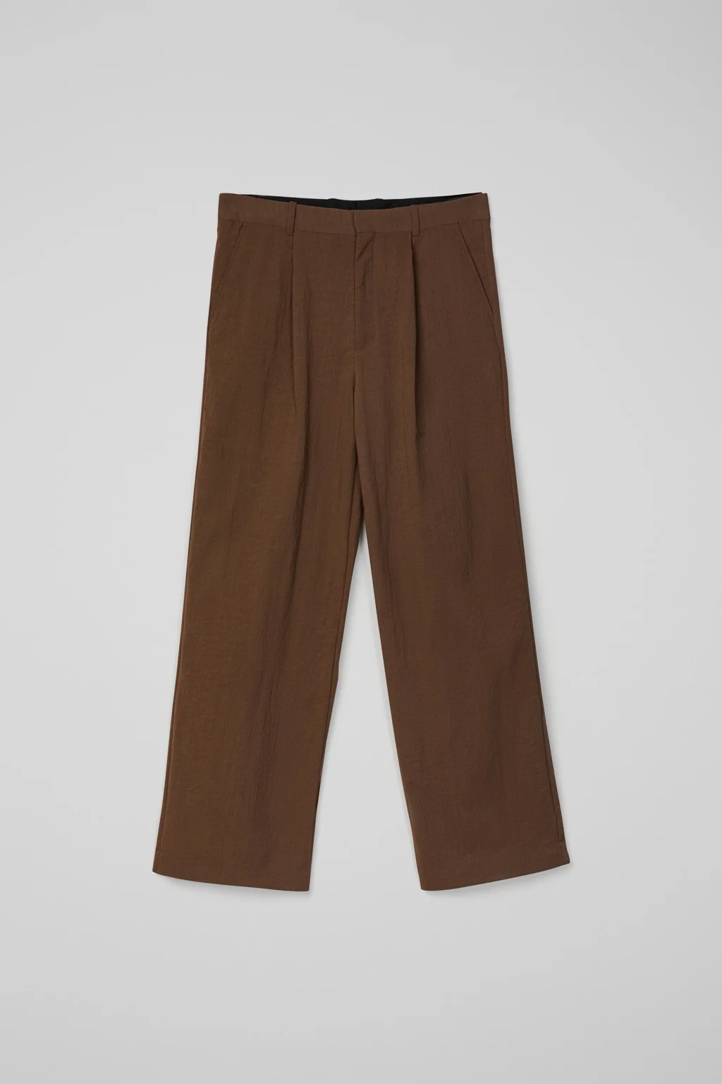 Brown Technical Suit Trousers - 1