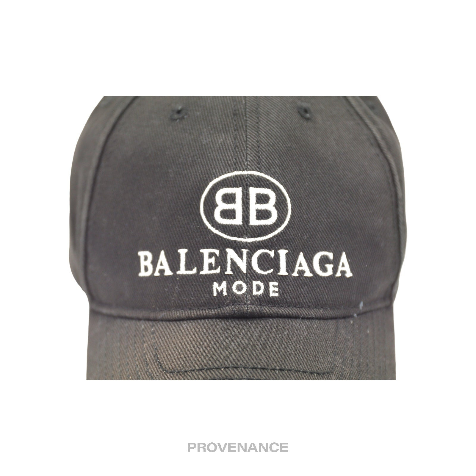 Balenciaga BB Mode Cap - Faded Black - 7