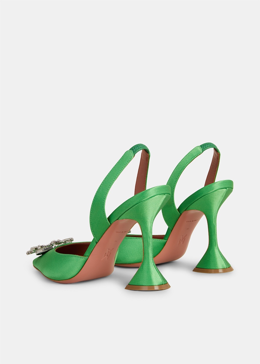 Shamrock Satin Begum Slingback - 3