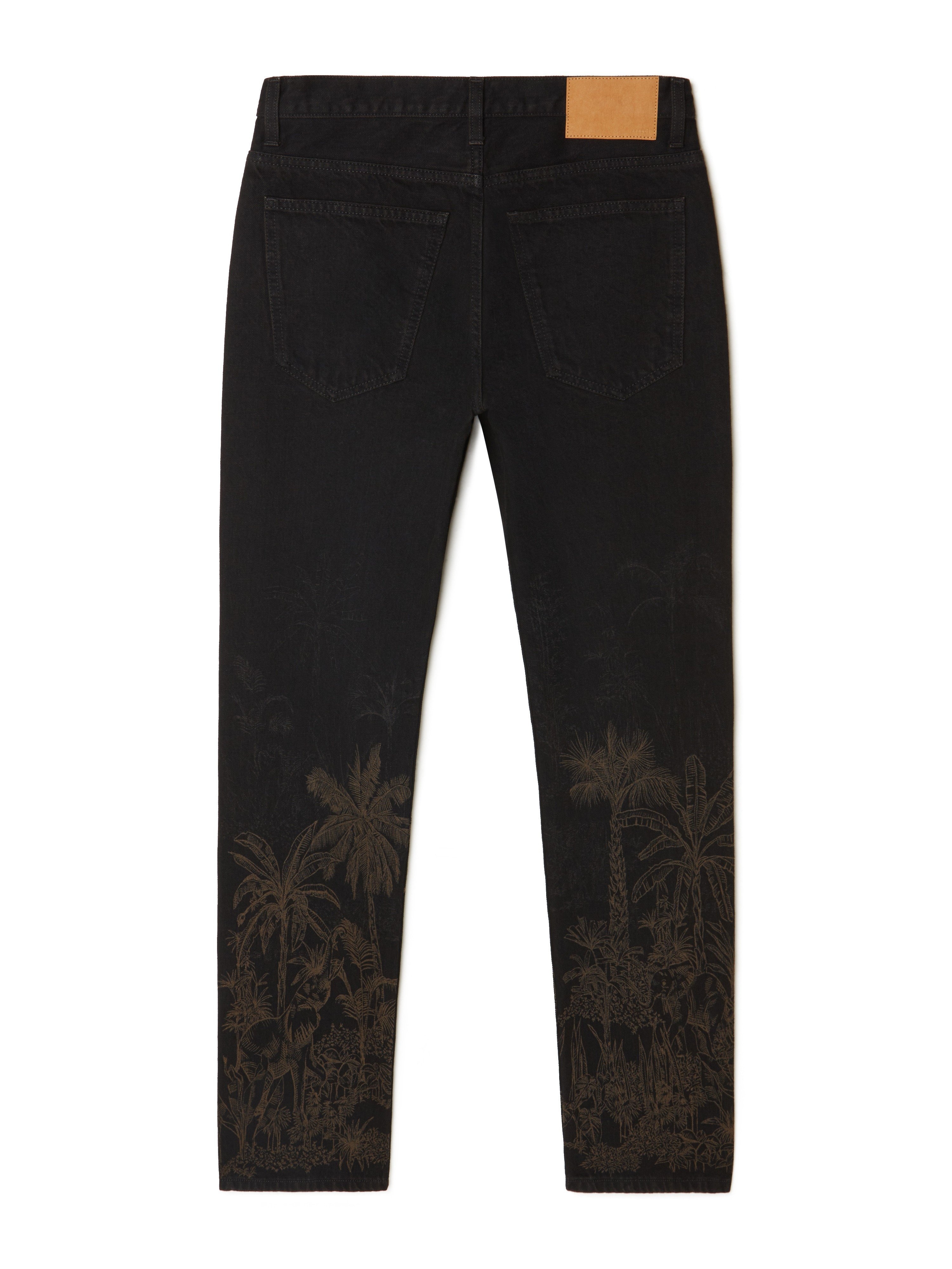 Jungle Toile De Jouy Denim Pants - 3